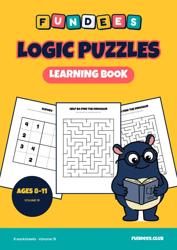 Logic Puzzles 19, Ages 8–11