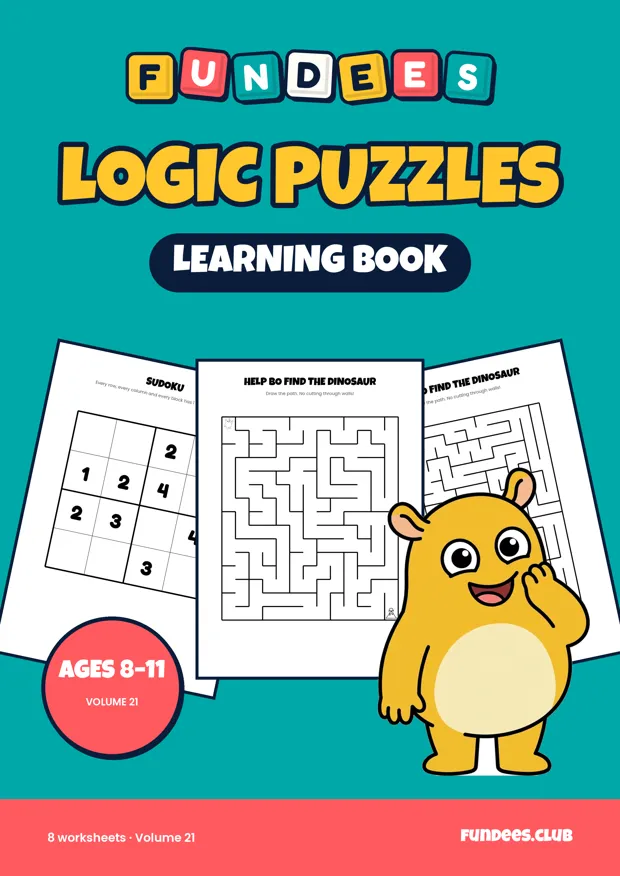 Logic Puzzles 21, Ages 8–11