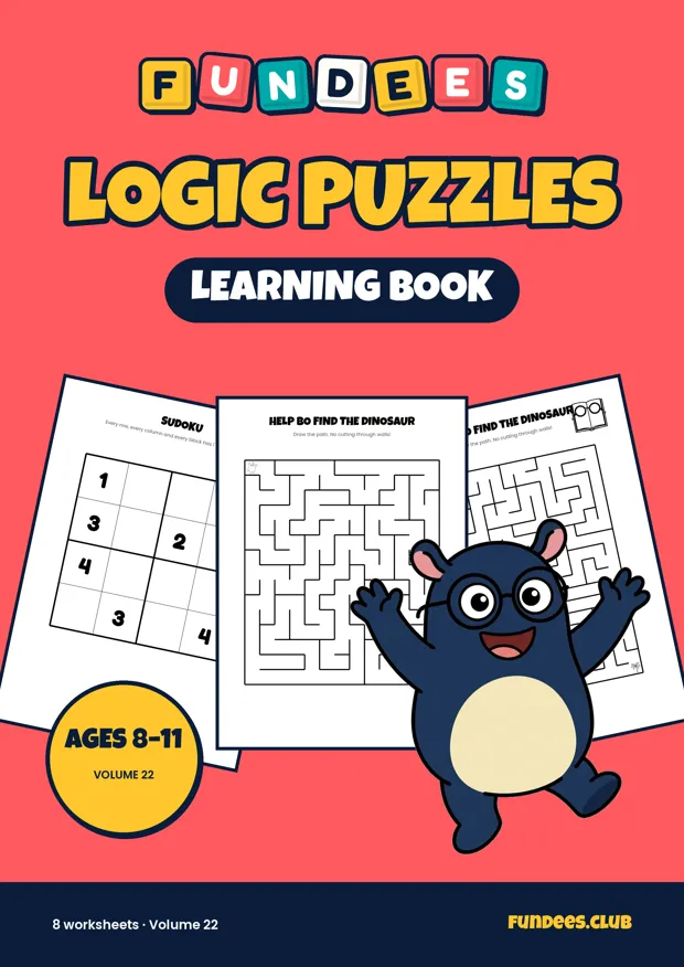 Logic Puzzles 22, Ages 8–11