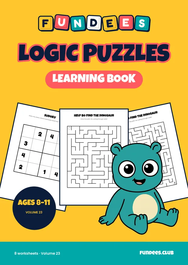 Logic Puzzles 23, Ages 8–11