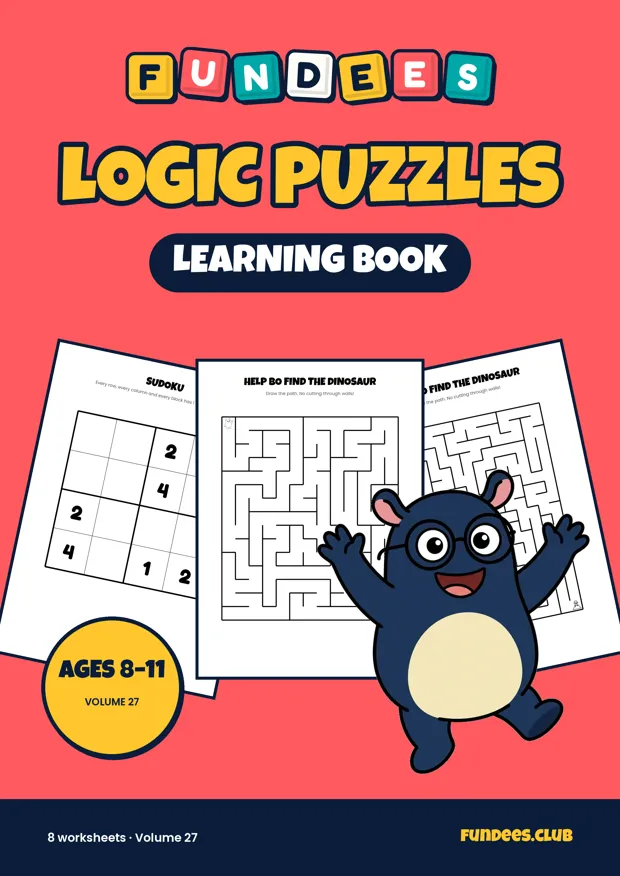 Logic Puzzles 27, Ages 8–11