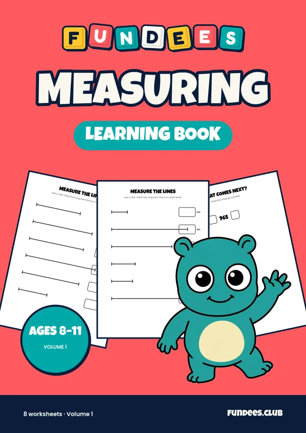 Measuring learning books, Ages 8–11