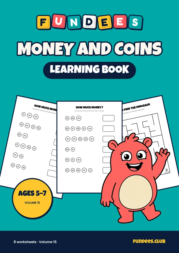 Money and Coins 15, Ages 5–7