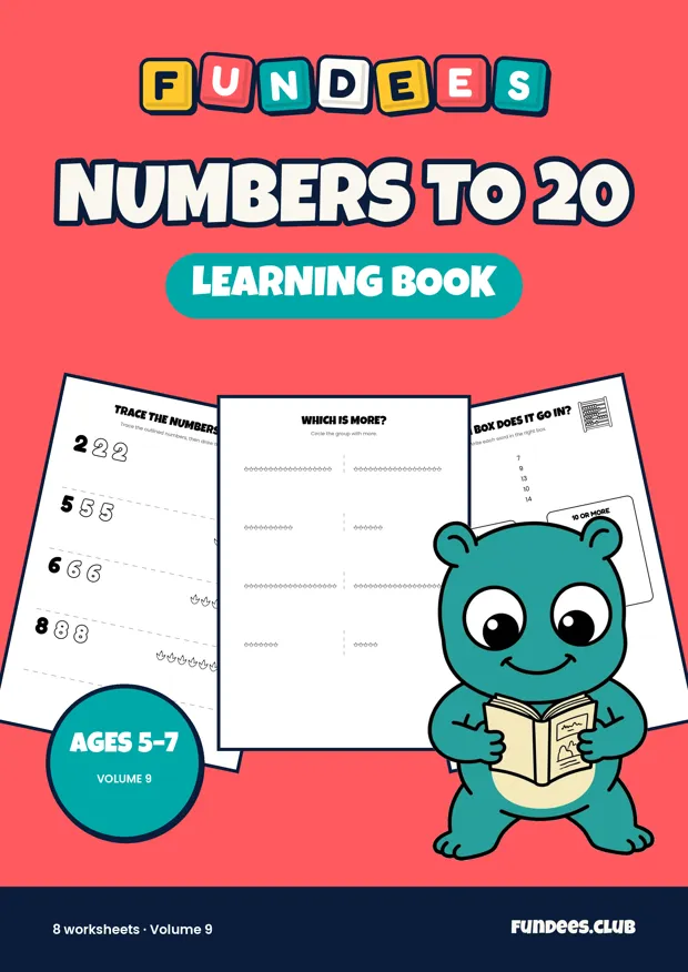 Numbers to 20 9, Ages 5–7
