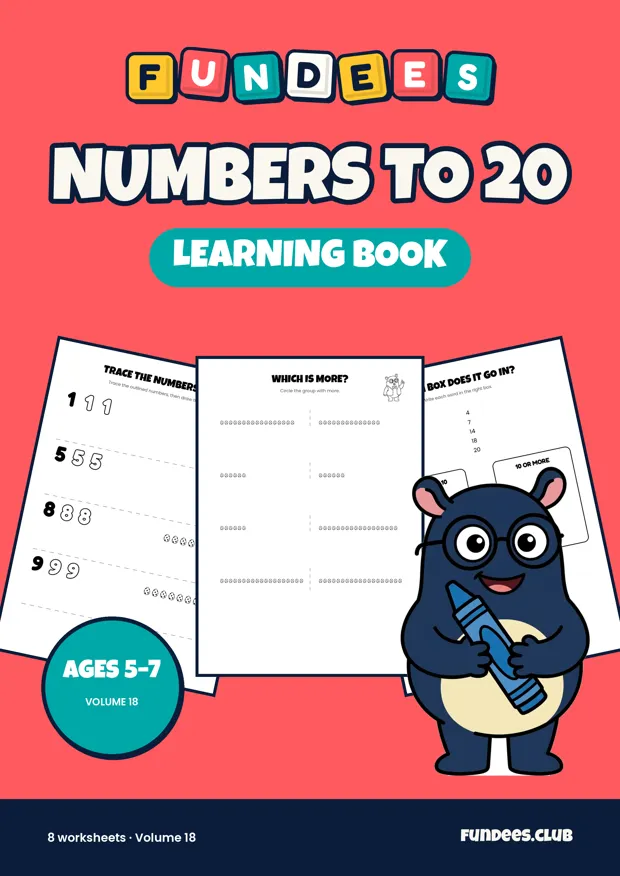 Numbers to 20 18, Ages 5–7