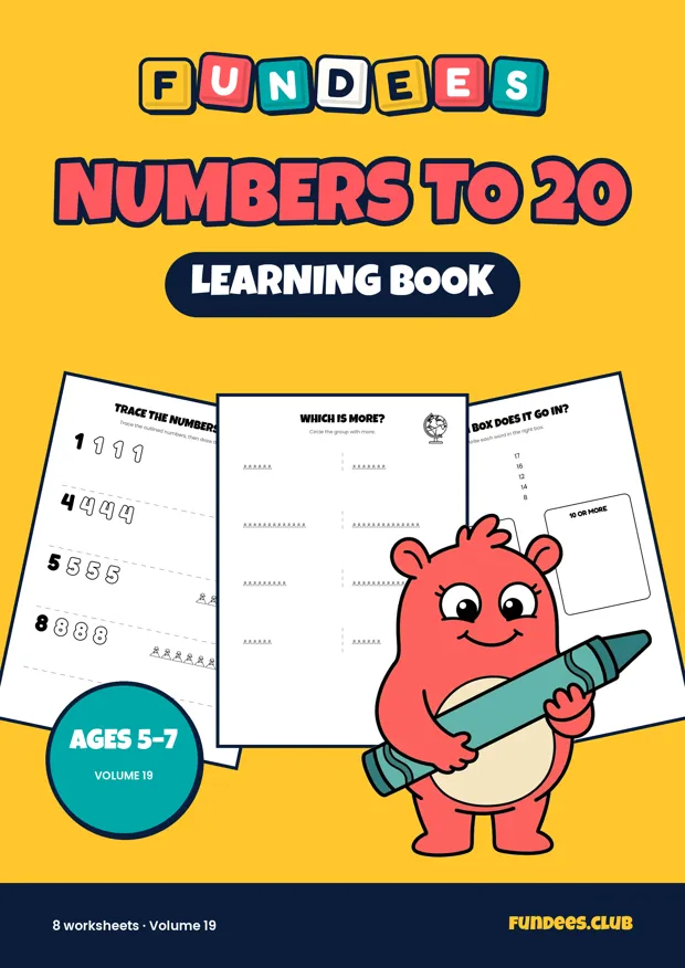 Numbers to 20 19, Ages 5–7