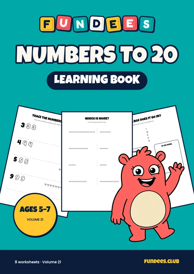 Numbers to 20 21, Ages 5–7