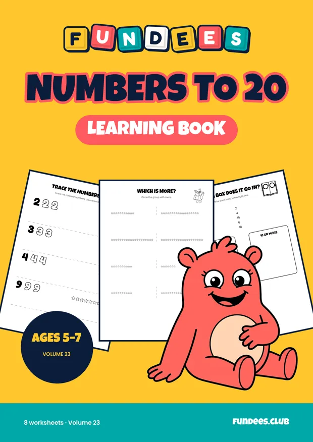 Numbers to 20 23, Ages 5–7