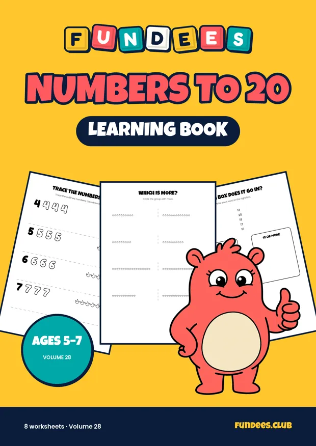 Numbers to 20 28, Ages 5–7