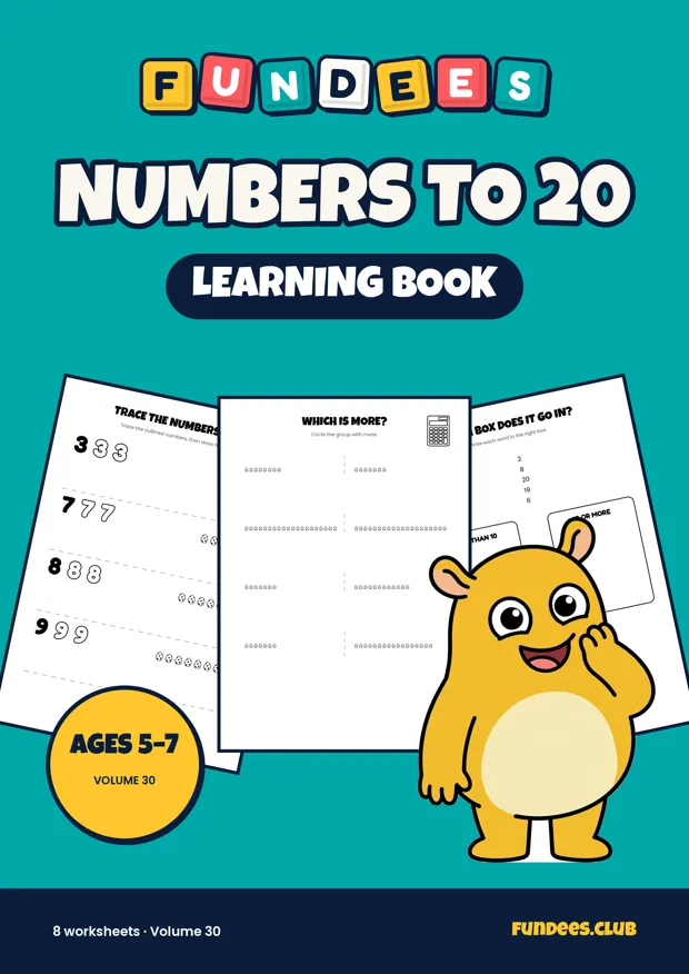 Numbers to 20 30, Ages 5–7