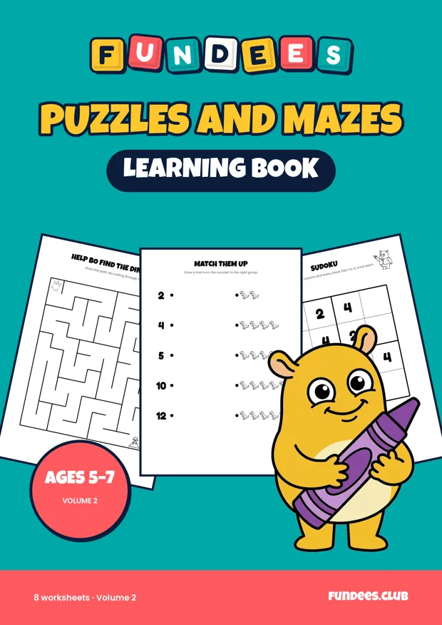 Puzzles and Mazes 2, Ages 5–7