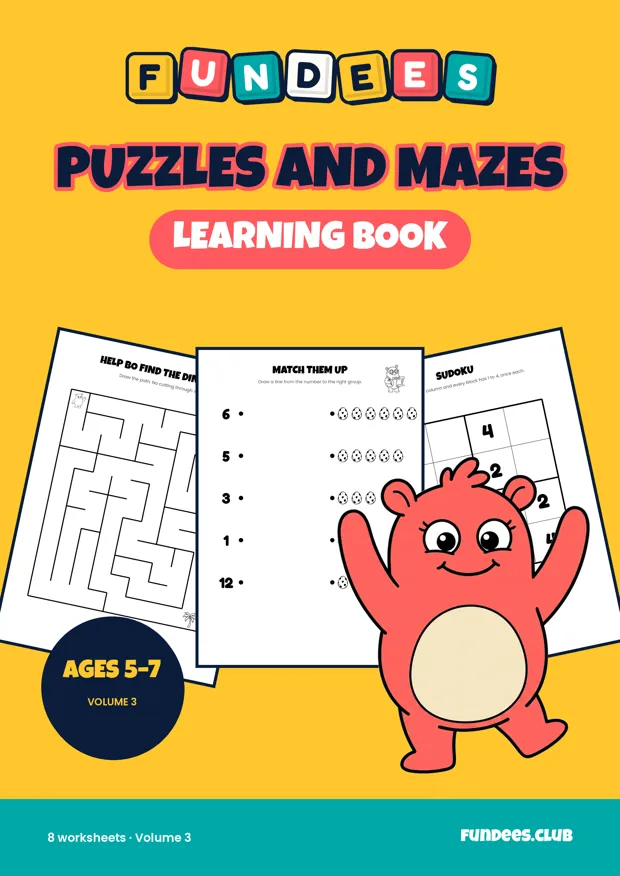 Puzzles and Mazes 3, Ages 5–7