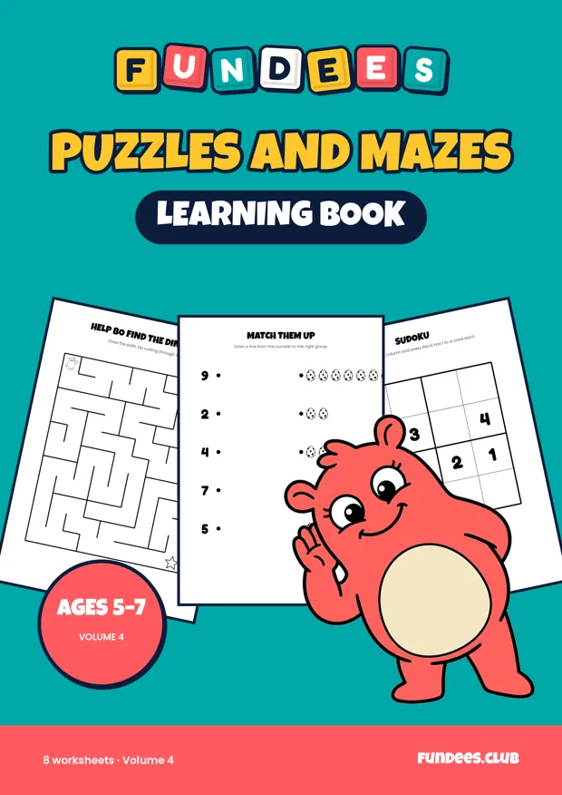 Puzzles and Mazes 4, Ages 5–7