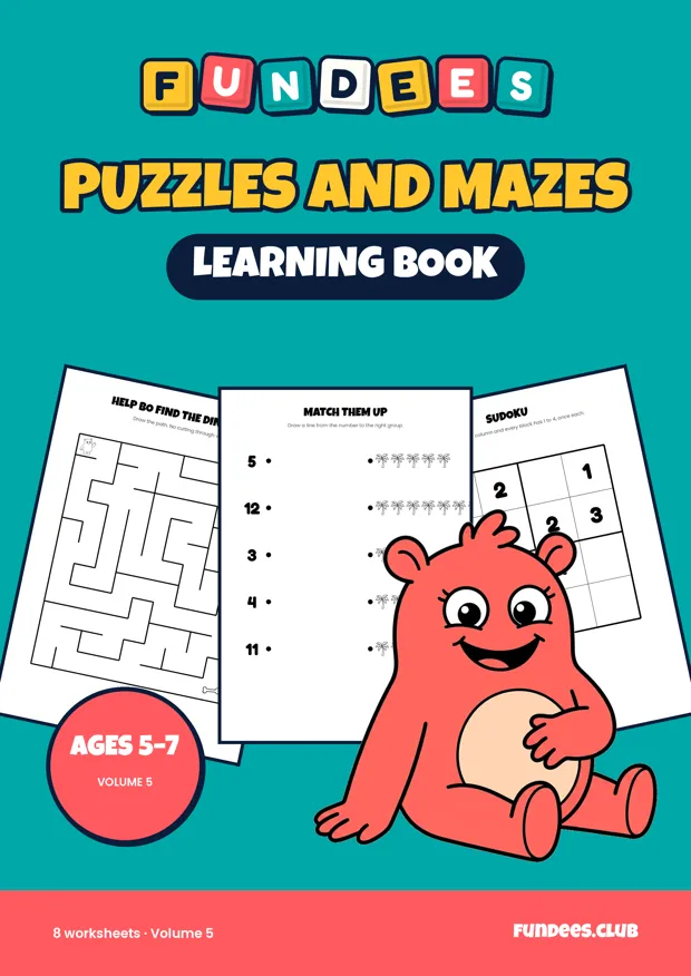 Puzzles and Mazes 5, Ages 5–7