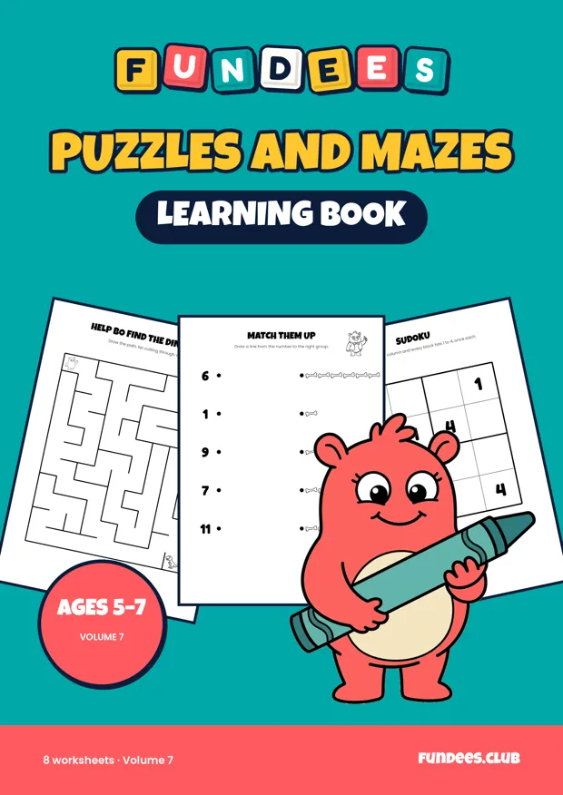 Puzzles and Mazes 7, Ages 5–7
