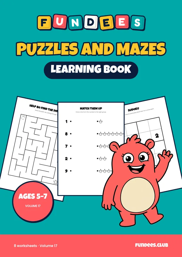 Puzzles and Mazes 17, Ages 5–7