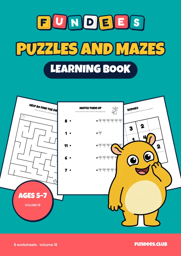Puzzles and Mazes 18, Ages 5–7