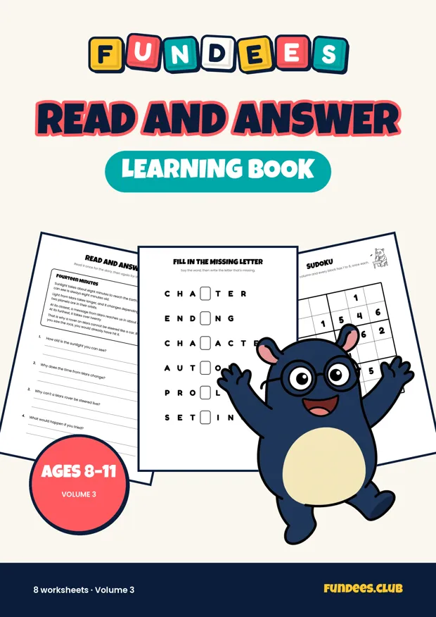 Read and Answer 3, Ages 8–11