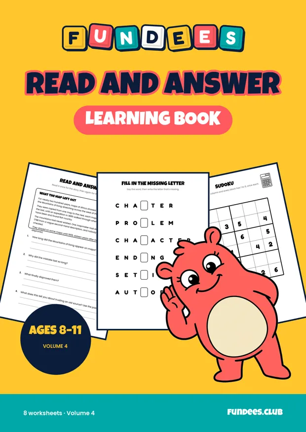 Read and Answer 4, Ages 8–11