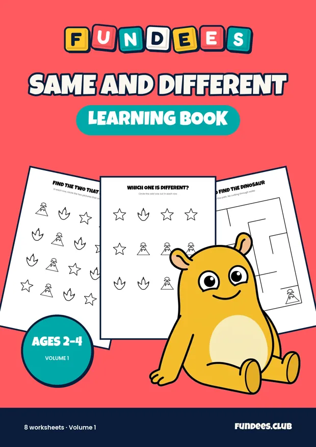 Same and Different 1, Ages 2–4