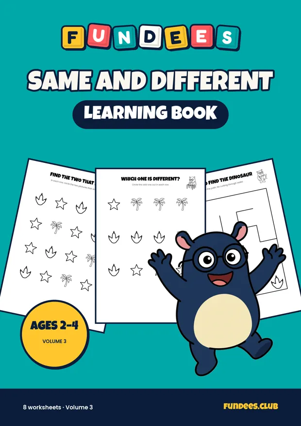 Same and Different 3, Ages 2–4