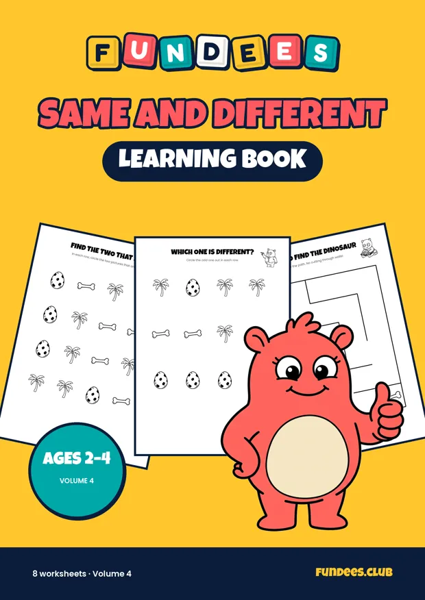Same and Different 4, Ages 2–4
