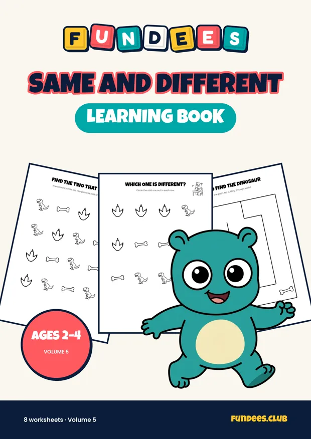 Same and Different 5, Ages 2–4