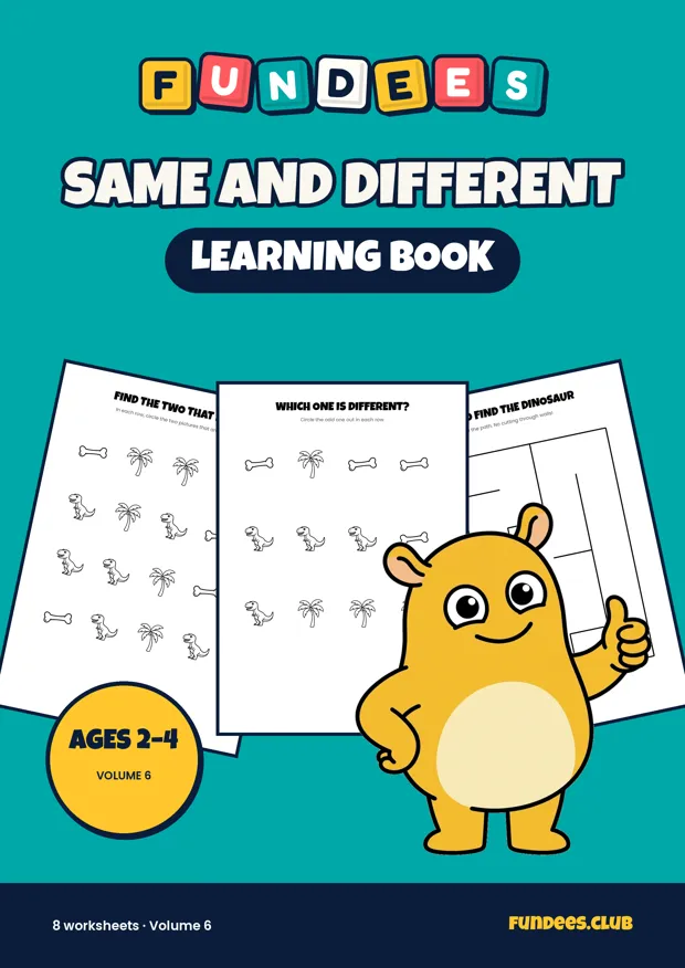 Same and Different 6, Ages 2–4