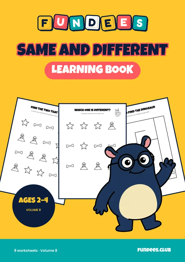 Same and Different 8, Ages 2–4