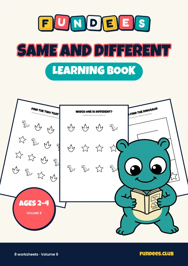 Same and Different 9, Ages 2–4