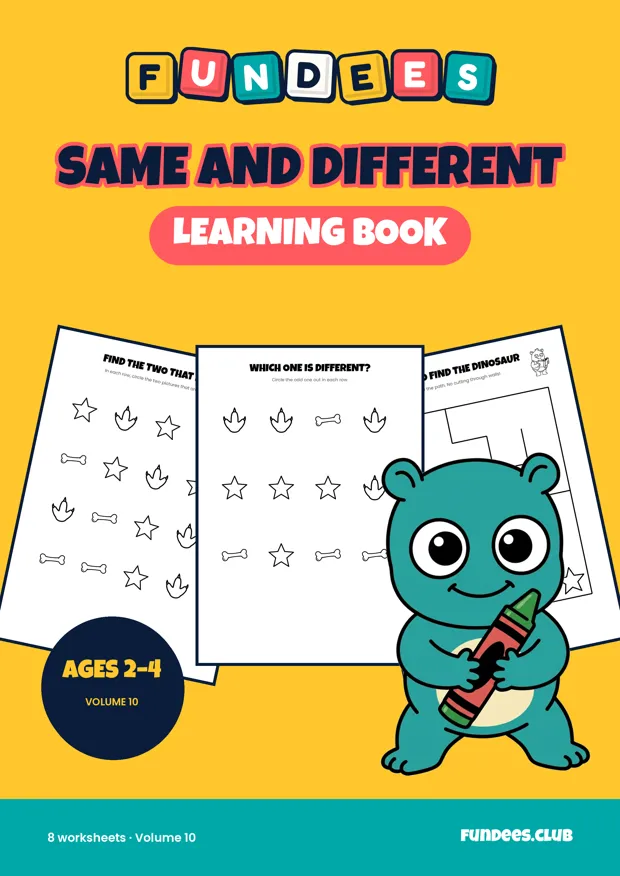 Same and Different 10, Ages 2–4