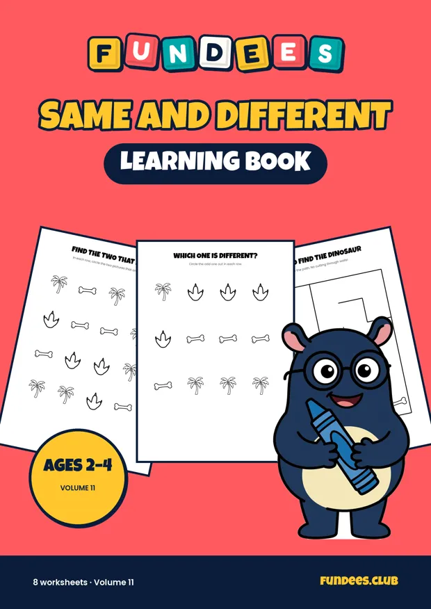 Same and Different 11, Ages 2–4
