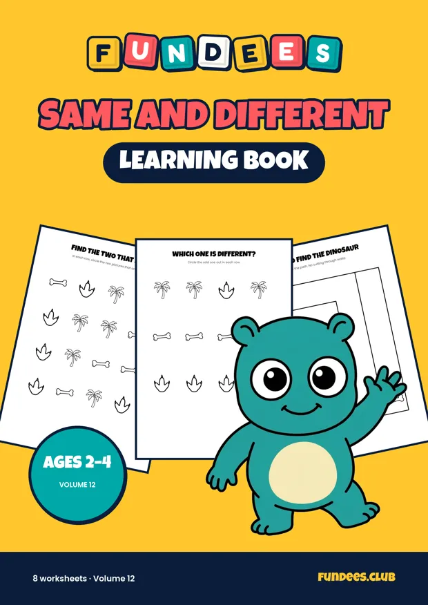 Same and Different 12, Ages 2–4