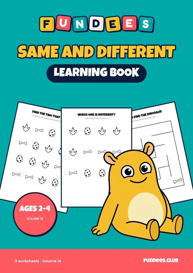 Same and Different 14, Ages 2–4