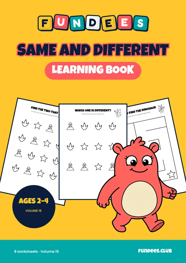 Same and Different 15, Ages 2–4