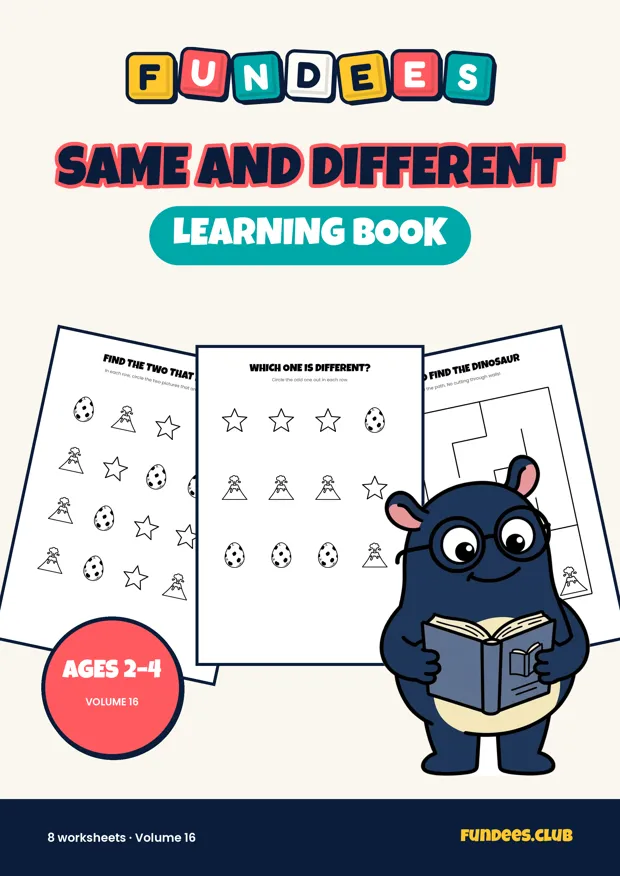 Same and Different 16, Ages 2–4