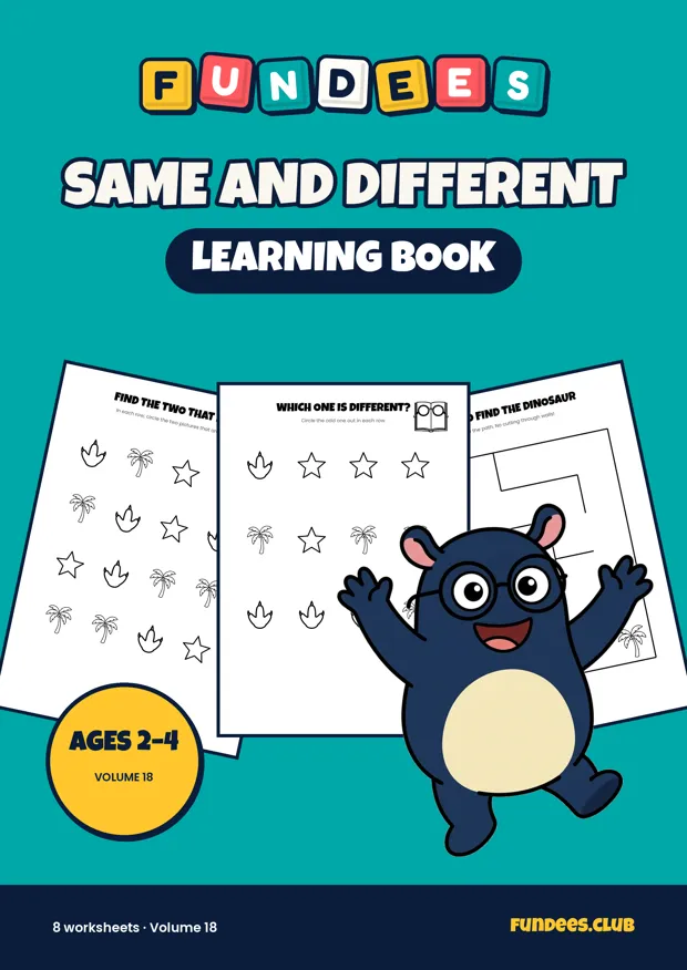 Same and Different 18, Ages 2–4