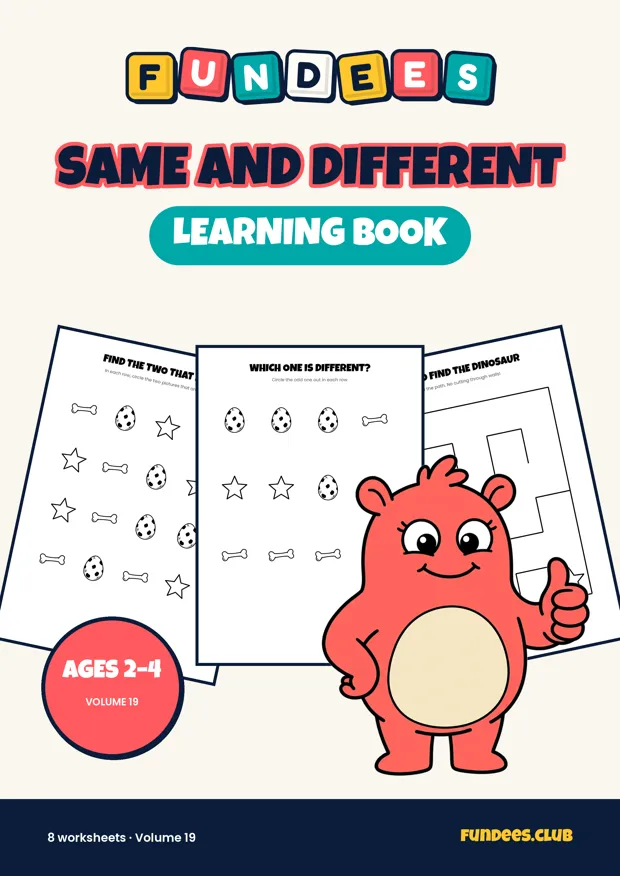 Same and Different 19, Ages 2–4