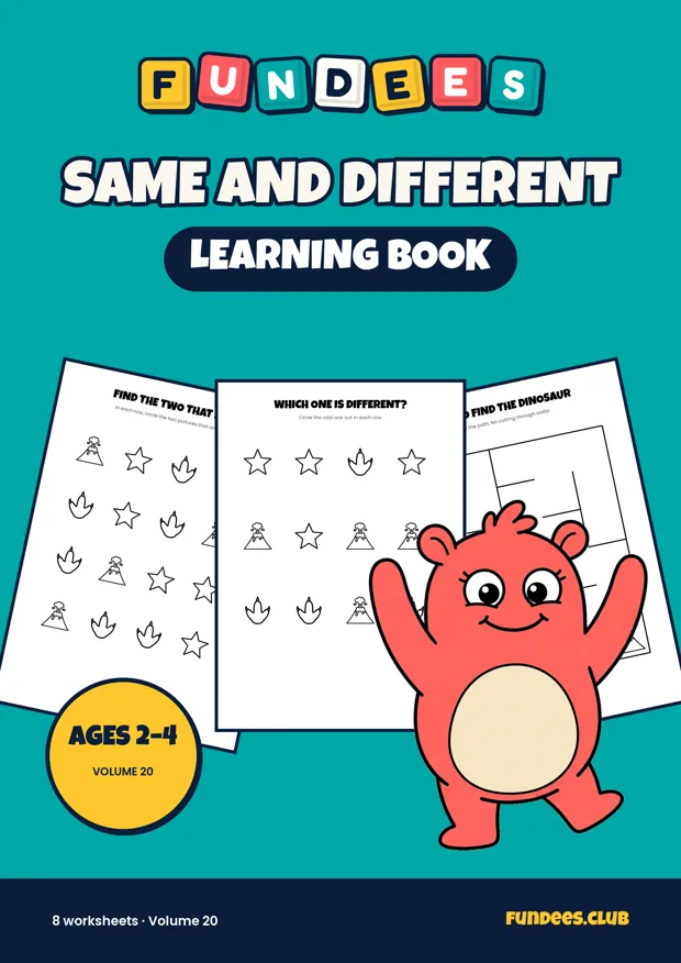 Same and Different 20, Ages 2–4