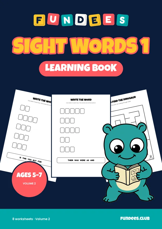 Sight Words 1 2, Ages 5–7