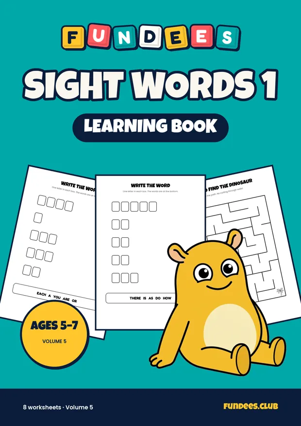 Sight Words 1 5, Ages 5–7