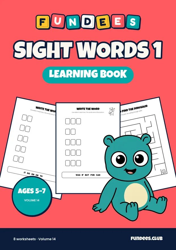 Sight Words 1 14, Ages 5–7