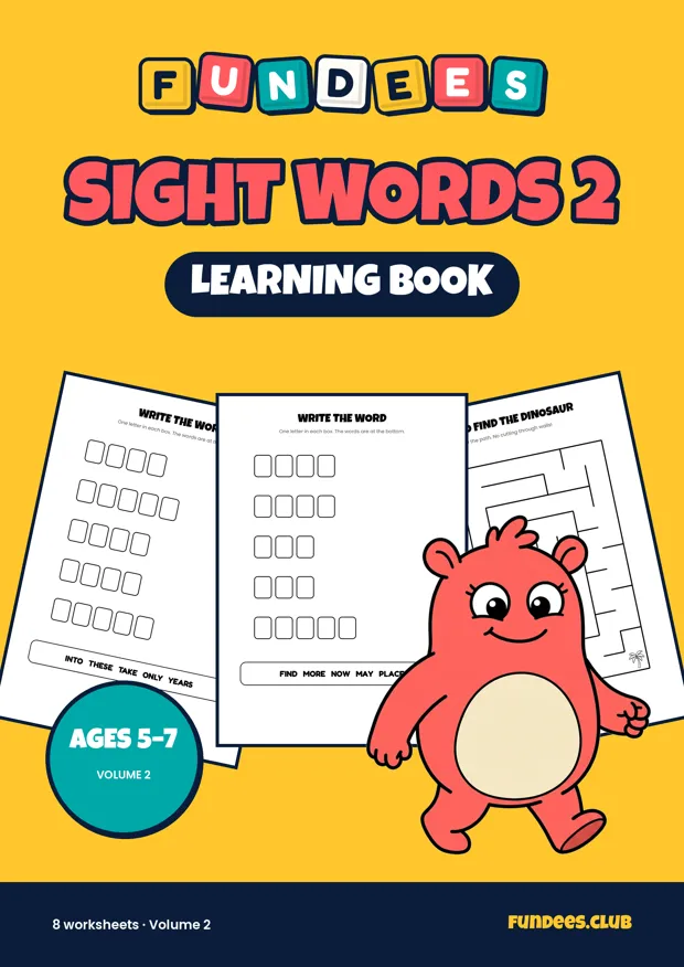 Sight Words 2 2, Ages 5–7