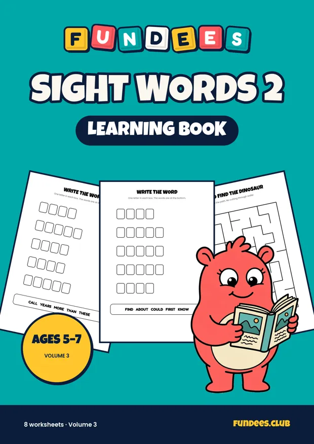 Sight Words 2 3, Ages 5–7
