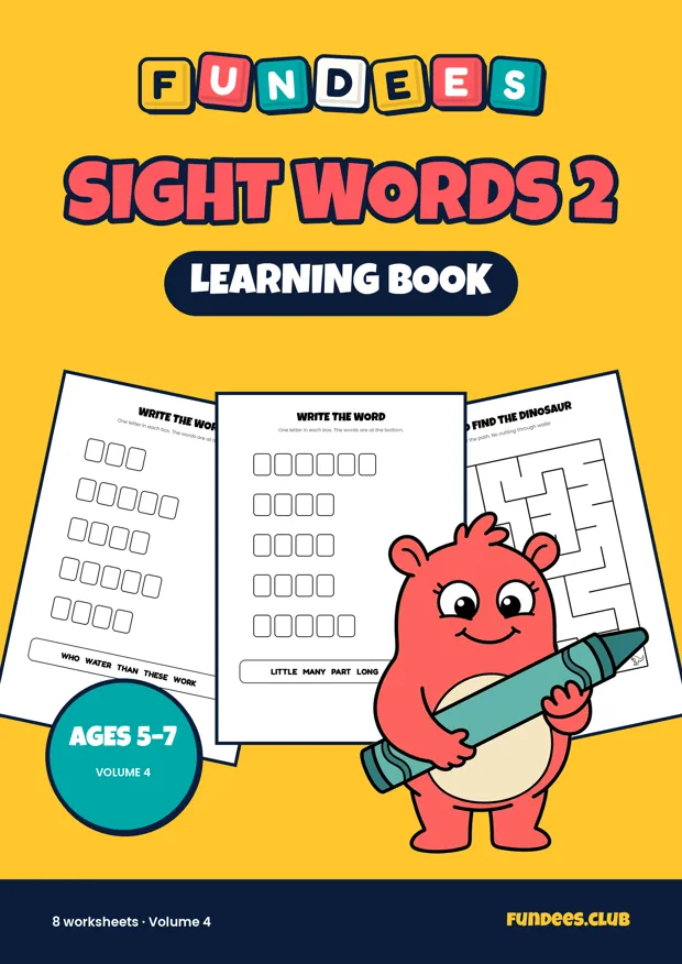 Sight Words 2 4, Ages 5–7