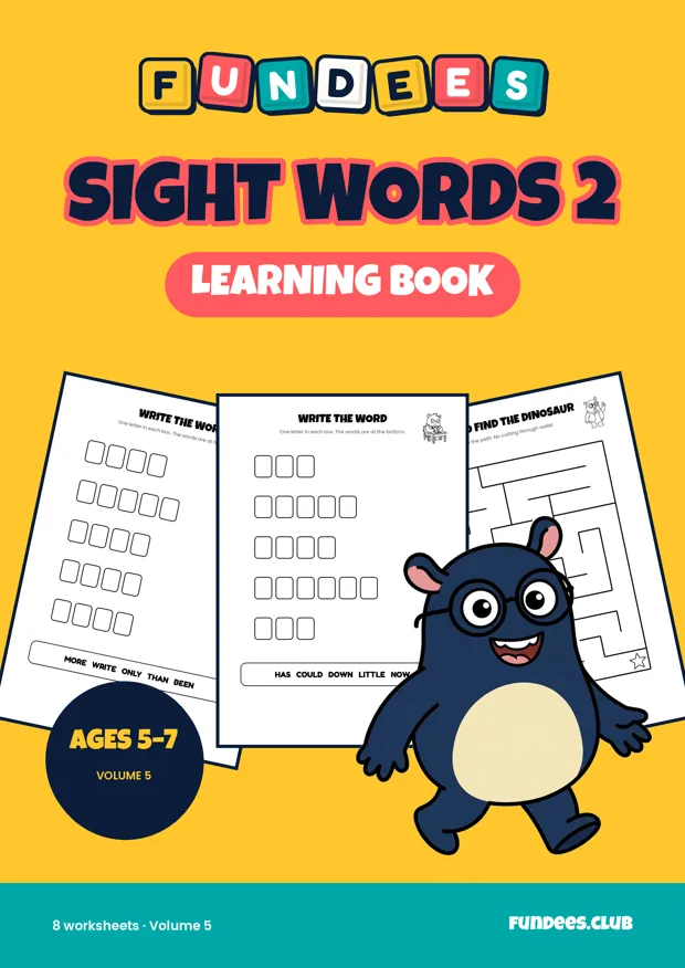 Sight Words 2 5, Ages 5–7