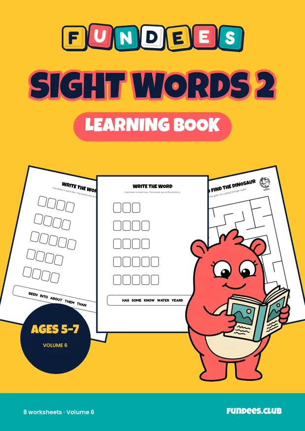 Sight Words 2 6, Ages 5–7