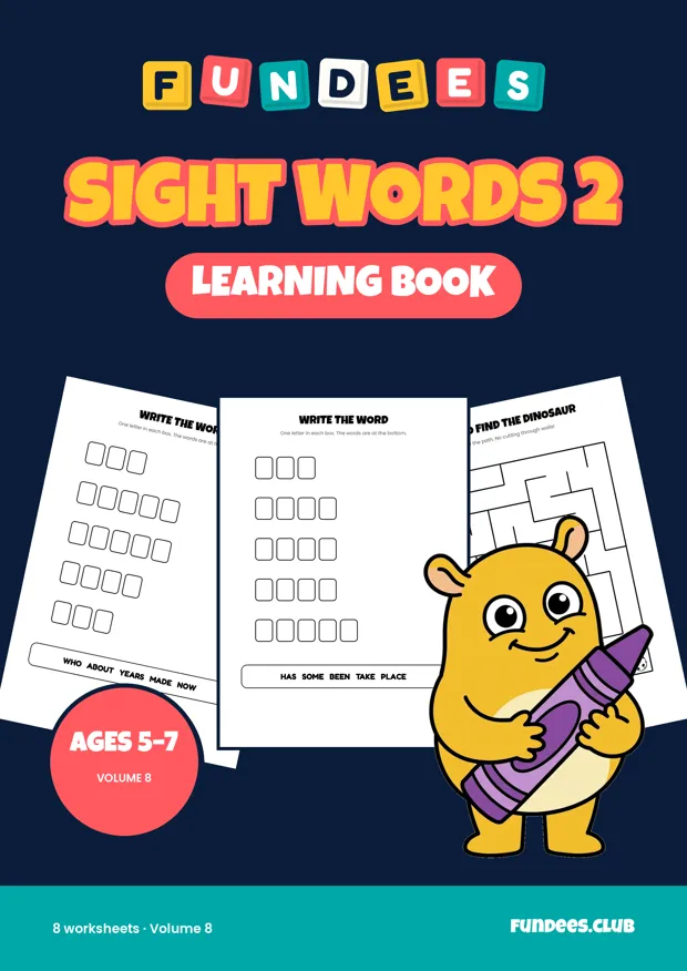 Sight Words 2 8, Ages 5–7