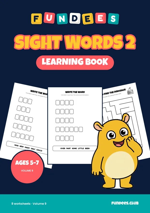 Sight Words 2 9, Ages 5–7