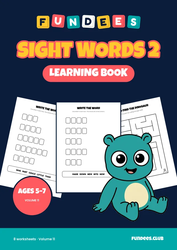 Sight Words 2 11, Ages 5–7